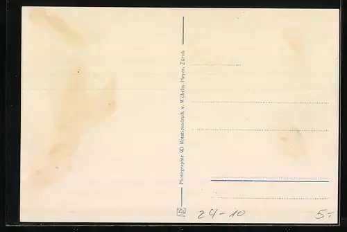 AK Zürich, Zürichseegefrörne im Jahr 1929, Menschen beim Erkunden des Eises