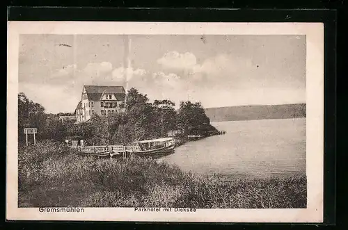 AK Gremsmühlen, Parkhotel mit Dieksee