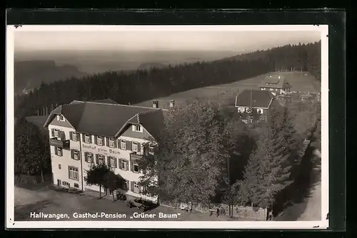 AK Hallwangen, Gasthof-Pension Grüner Baum