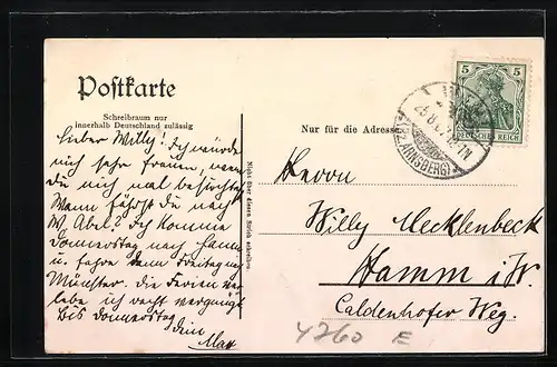 AK Bad Werl, Kurgarten und Gradierwerke