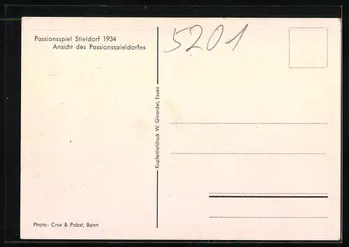 AK Stieldorf, Ortsansicht mit Kirche