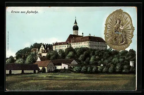 AK Andechs, Kloster Andechs, Marienbildnis