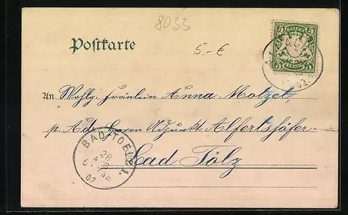 AK Maria Eich, Blick zur Kirche