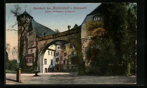 AK Steinbach / Odw., Schloss Fürstenau, Torbogen