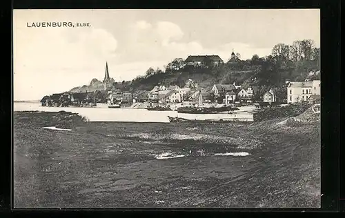 AK Lauenburg / Elbe, Panorama