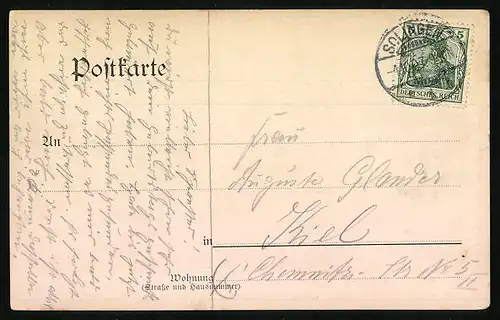 AK Remscheid, Talsperre im Eschbachtal, Blick zur Sperrmauer