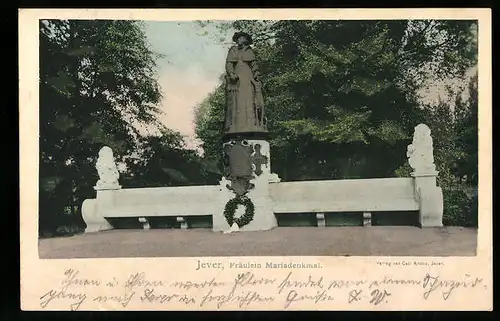 AK Jever, Fräulein Mariadenkmal