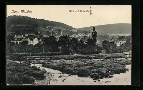 AK Hann. Münden, Blick auf Kattenbühl