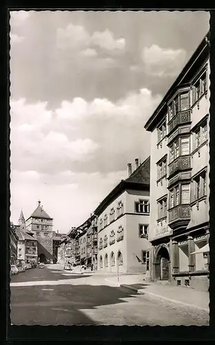 AK Rottweil a. N., Hauptstrasse und schwarzes Tor