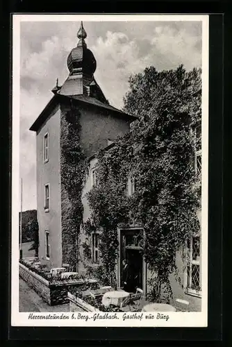 AK Herrenstrunden, Gasthof zur Burg