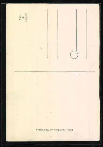 AK Berlin, HO-Hochhaus am Alexanderplatz