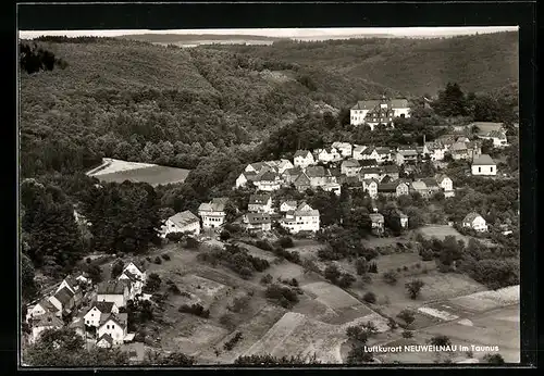 AK Neuweilnau / Taunus, Ortsansicht aus der Vogelschau