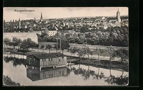 AK Sangerhausen, Blick auf die gesamte Stadt