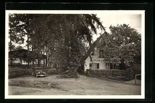 AK Heidelberg, Gasthaus Alter Kohlhof E. Schmidt mit Garten