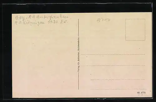 AK Mainbernheim, Strassenpartie Unteres Tor