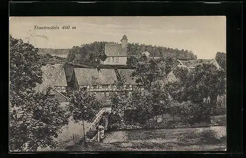 AK Trautenstein, Teilansicht mit Kirche