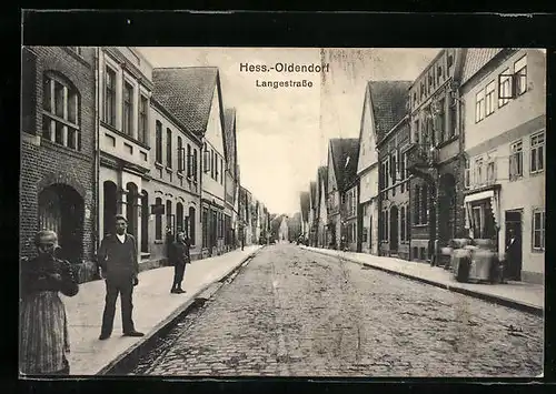 AK Hess.-Oldendorf, Ansicht Langestrasse