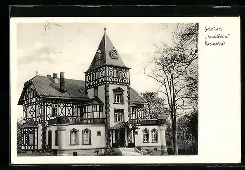 AK Darmstadt, Gasthaus Trautheim