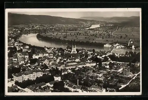 AK Säckingen am Rhein, Ortsansicht