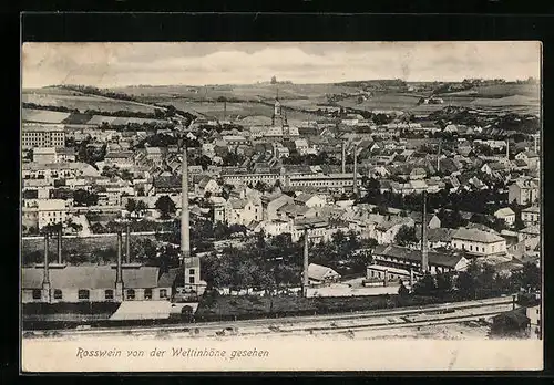 AK Rosswein, Totalansicht von der Wettinhöhe aus