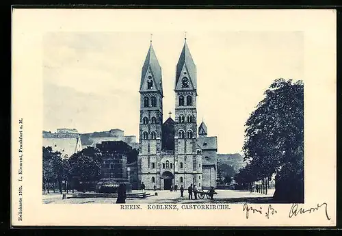 AK Koblenz / Rhein, Castorkirche