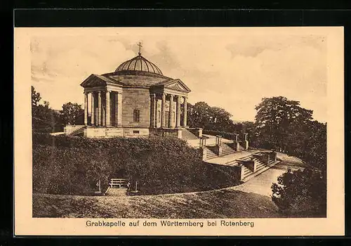 AK Rotenberg in Württemberg, Aufgang zur Grabkapelle