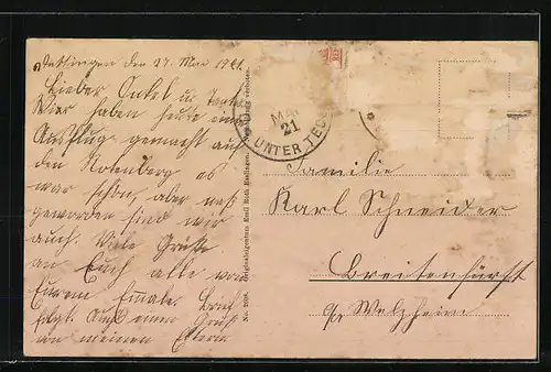 AK Rotenberg, Grabkapelle auf dem Württemberg