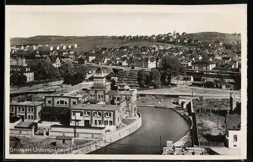 AK Stuttgart-Untertürkheim, Totalansicht