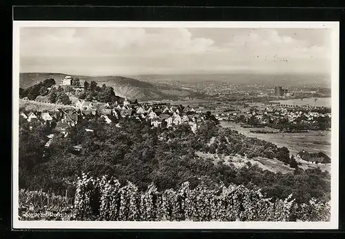 AK Stuttgart-Rotenberg, Panorama vom Berg aus gesehen