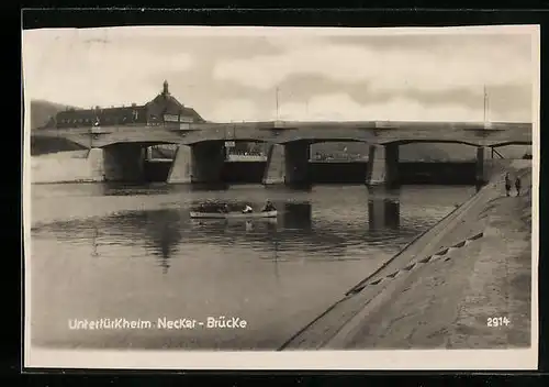 AK Untertürkheim, Neckarbrücke