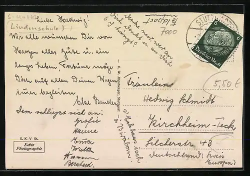 AK Untertürkheim, Neckarbrücke