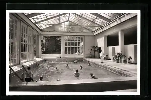 AK Wildbad / Schwarzwald, Thermalschwimmbad und Unterwasserbehandlungsanlage (U-Bad)