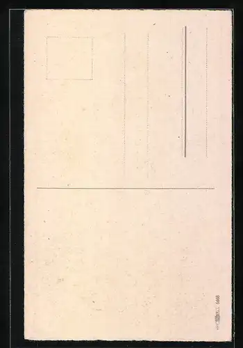 AK Schmetterling sitzt auf einer gelben Blume