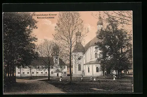 AK Kloster Lechfeld, Franziskaner-Kloster mit Kirche