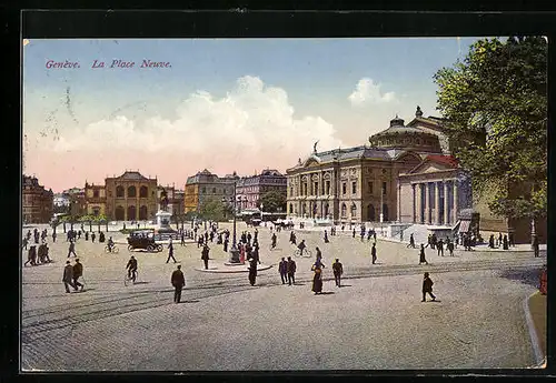 AK Genève, la Place Neuve