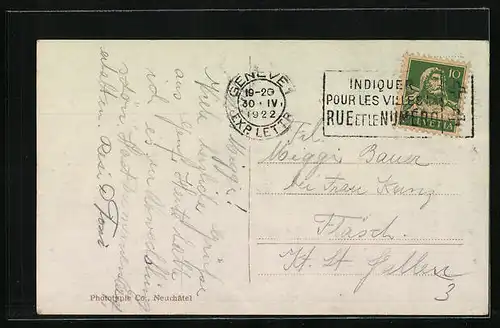 AK Genève, Place Neuve et Théatre