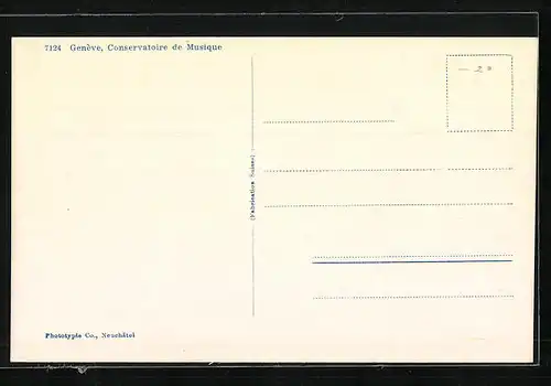 AK Genève, Conservatoire de Musique