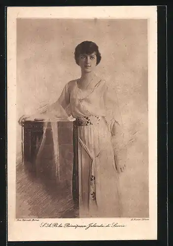 AK Principessa Jolanda di Savoia, Portrait