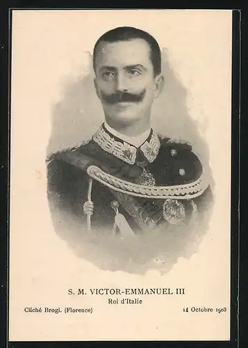 AK S. M. Victor-Emmanuel III, Roi d`Italie