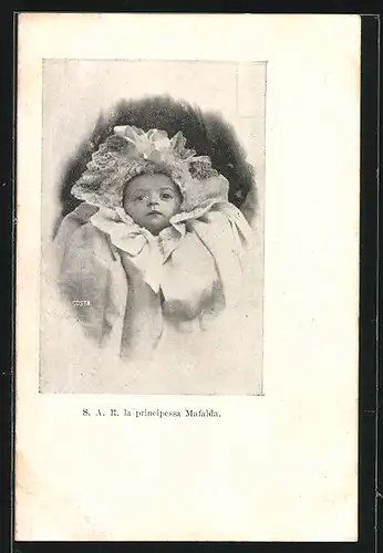 AK Prinzessin Mafalda als Säugling