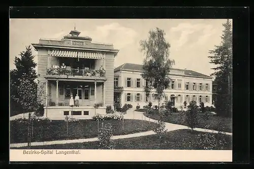 AK Langenthal, Bezirks-Spital, Parkpartie