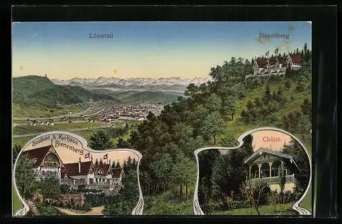 AK Liestal, Ortsansicht mit Bienenberg und Chalet