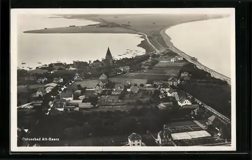 AK Alt-Gaarz /Ostsee, Gesamtansicht aus der Vogelschau