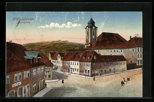 AK Hildburghausen, Blick auf den Marienplatz