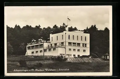 AK Schwenningen a. N., Kurhaus Waldheim zum Schönblick K. Ebert