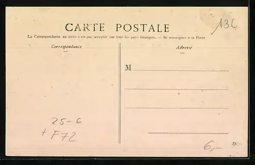 AK Montfort, Circuit de la Sarthe 1906, Départ des Tribunes à Pont-de-Gennes-Montfort