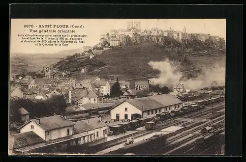 AK Saint Flour, Vue generale orientale
