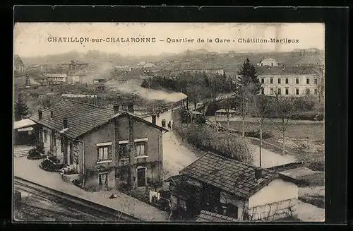 AK Chatillon-sur-Chalaronne, Quartier de la Gare, Chatillon-Marlieux