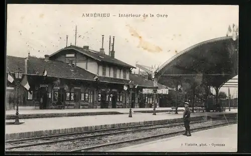 AK Ambérieu, Interieur de la Gare