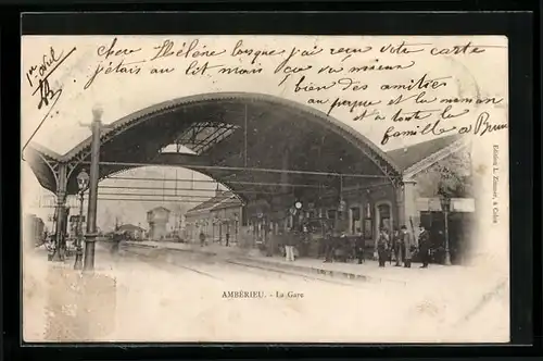 AK Ambérieu, La Gare